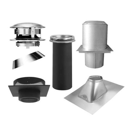 INTEGRA MILTEX Selkirk Corporation 6T-FCK 6 Inch  Ultra-Temp Flat Ceiling Support Kit For Stainless or Galva 77924